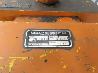 Allegany CM-20K Checkmate Crane Weight Scale Load Cell 20000 Lb 10 Ton