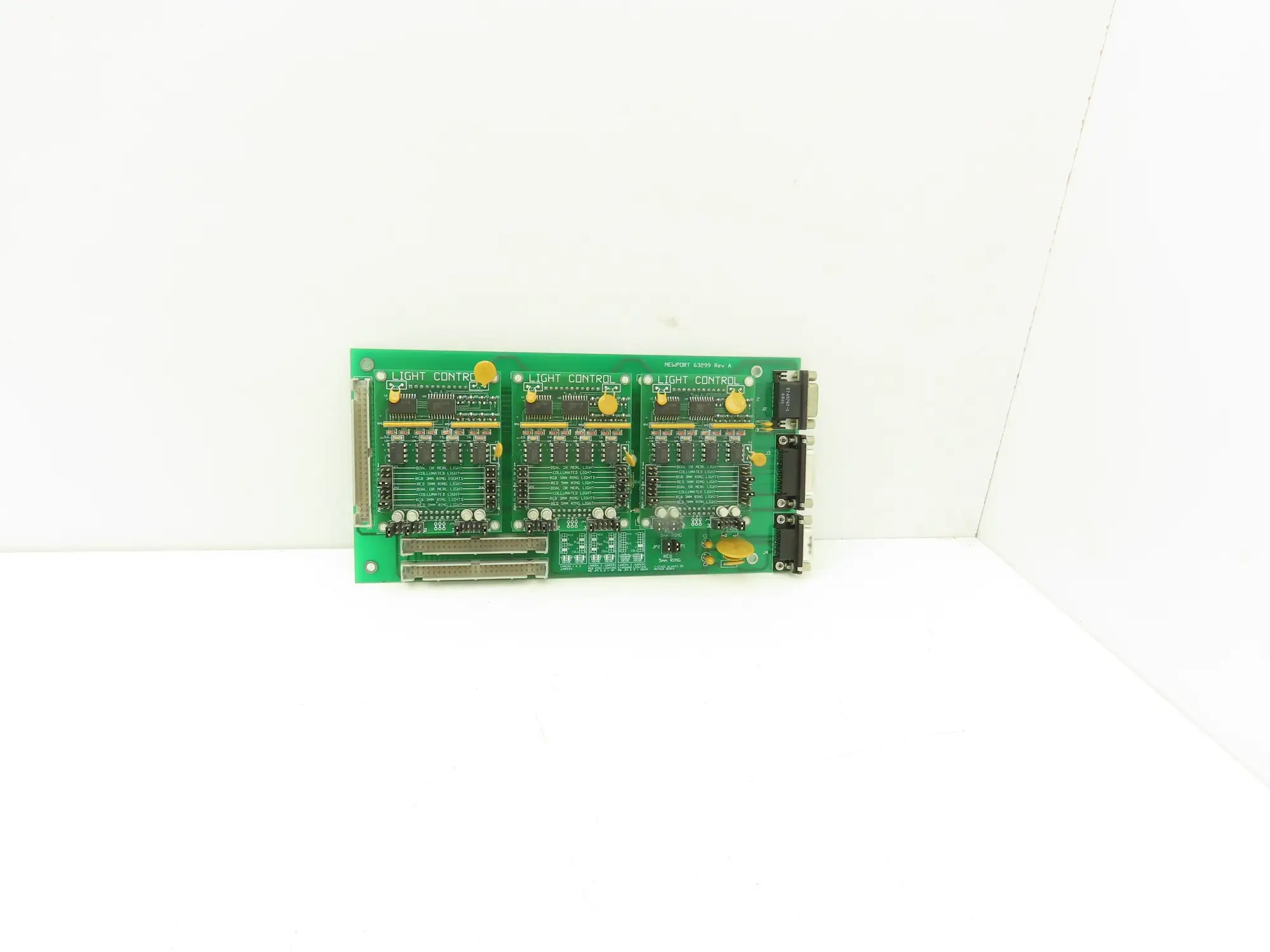 Newport 63299 Printed Circuit Board For Newport CNC Machine REV A Light Control