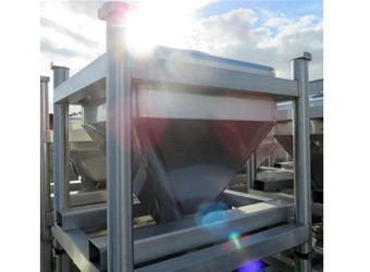 Used TOTE TOTE INC 18 CFT BIN Dish & Cone Bottom Tanks New York US | Michael Benalt Inc #1274220