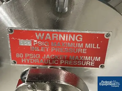 USED Greerco Greerco Colloid Mill, model W250V, S/S