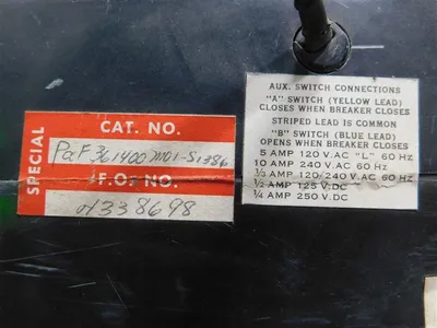 USED SQUARE D PAF-361400