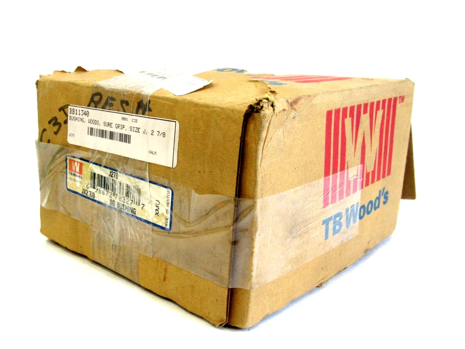 NEW TB WOODS J278 SG BUSHING JX2 7/8