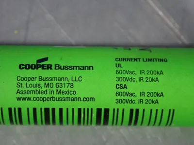 Used BUSSMANN FRSR9 Fuses | HGR 24 #741590