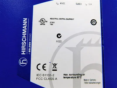 Hirschmann RS32 Compact OpenRail Gigabit Ethernet PoE Switch Used