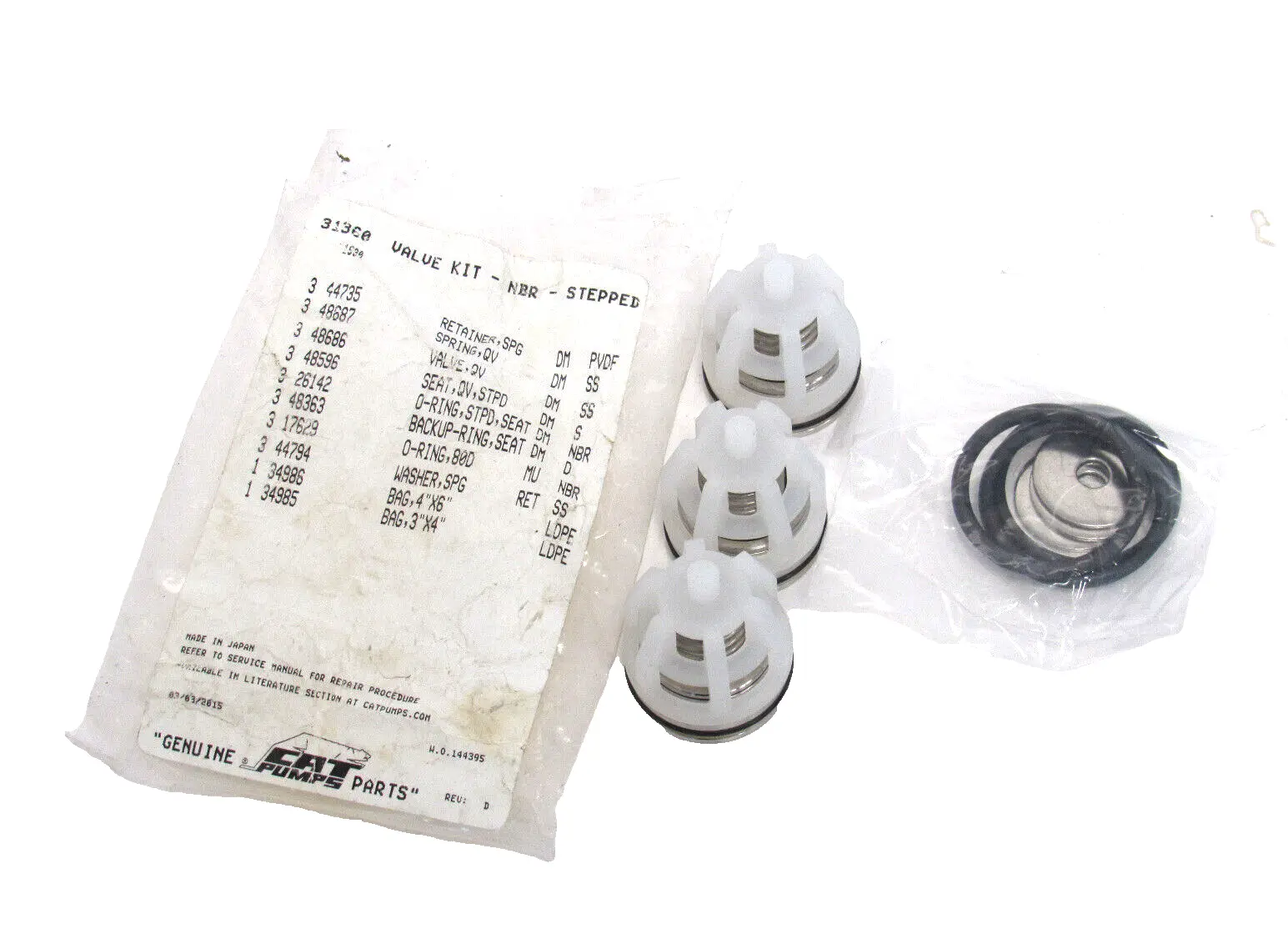 NEW CAT PUMPS 31360 VALVE KIT