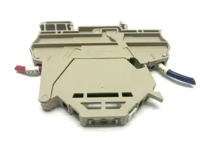 ZSI 2.5 | Weidmuller  Tan Din Rail Terminal 2.5 mm Sq. 500V LOT OF 10 - Used