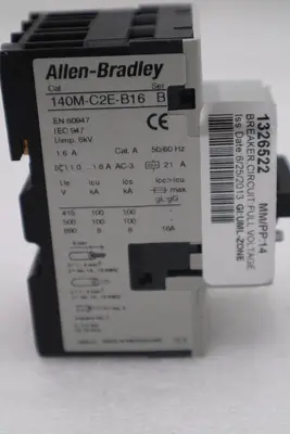 Allen-Bradley 140M-C2E-B16 Motor Protector  Circ Breaker STOCK H93A