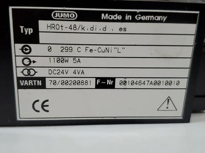 USED Jumo HROt-48/k.di.d.es