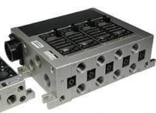 SMC VV5FS3-01T-031-03 VFS3000 Bar Stock 3-Station Air Pneumatic Manifold Assy [New]