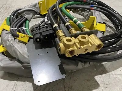 USED FANUC ROBOTIC WELDING HOSE+POWER CABLE DRESSPACK ASSEMBLY, ROBIFIX