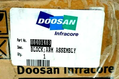 NEW DOOSAN 08401483 BLOCK; ARM ASSEMBLY