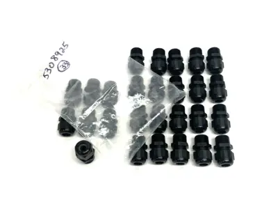 New | in-Stock Altech Strain Relief Cable Gland, 1/2" NPT Black, 3-9mm LOT OF 27 Electrical Fittings Michigan US | Maverick Industrial Sales #1390647