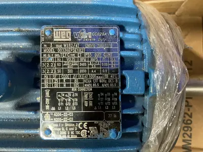 Used WEG 00336EP3E182T Motors (misc) Ohio US | HGR 24 #1787367