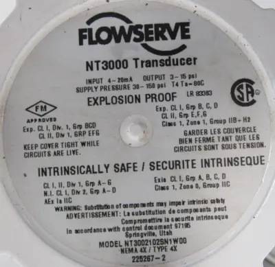 NEW FLOWSERVE KAMMER 35000 CONTROL VALVE 0350P2 NT3000 NT3002102SN1W0D 3/4"