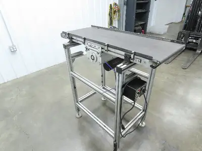 MK North America GUF-P 2000 Belt Conveyor 400x 1100mm 115V Variable Speed 41-46H