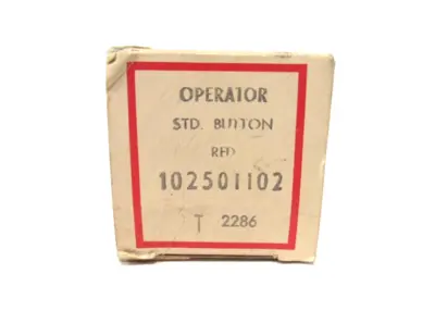 LOT OF 2 NEW CUTLER HAMMER 10250T102 PUSH BUTTON