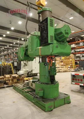 Carlton 8’ x 19” Radial Drill, Model 4A - Add An Inverter Drive - Make it Like New!!