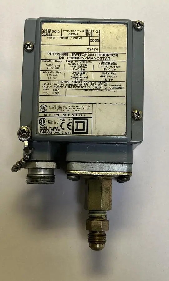 Used SQUARE D 9012GAW-5 Miscellaneous Equipment (Electrical & Power) | Surplus Asset Holdings #1196935