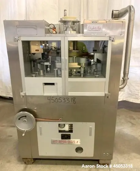 Used HATA HT-AP55-DU Tablet Presses Illinois US | Aaron Equipment #85448