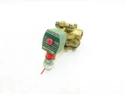 Asco Red-Hat 8316G74 Brass Solenoid Valve 3-Way 3/4"npt 150psi 24V