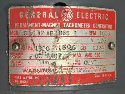 USED GENERAL ELECTRIC 5BC42AB1865B