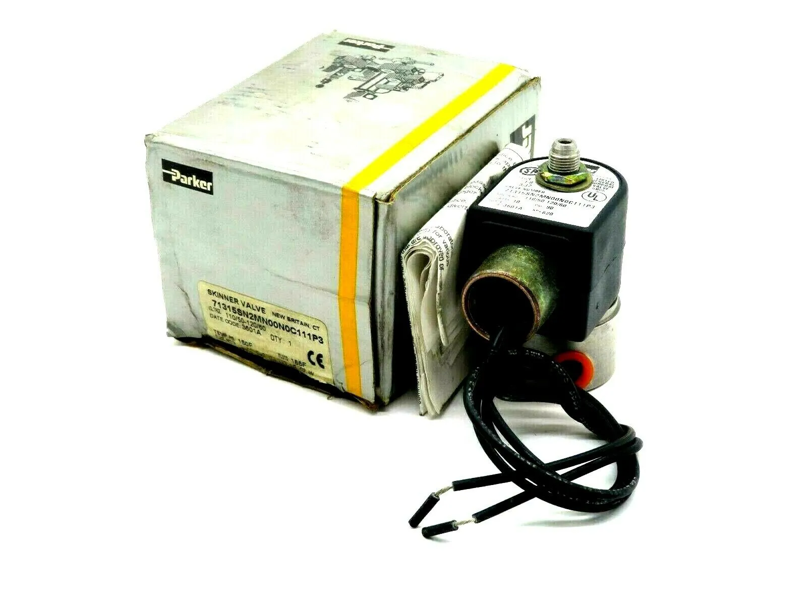 NEW PARKER 71315SN2MN00N0C111P3 SOLENOID VALVE 110/50-120/60