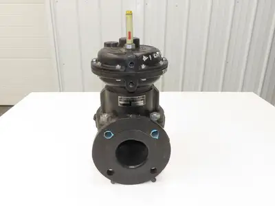 Century Saunders Diaphragm Valve 3" Flanged Air Actuated Rubber Lined DN80