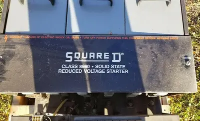 250 HP SQUARE D CLASS 8660 SOLID STATE REDUCED VOLTAGE MOTOR STARTER