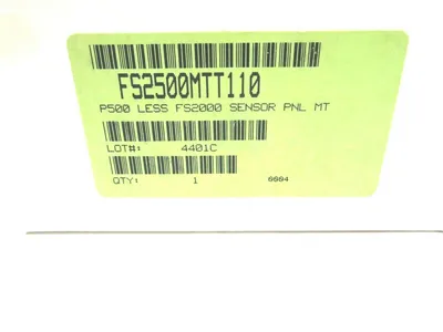 NEW HAYWARD INDUSTRIAL FS2500MTT110 SENSOR PANEL MOUNT