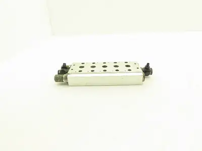 Concordia Fluidtecknik Pneumatic 5 Station Aluminum Manifold Block 3/8" NPT