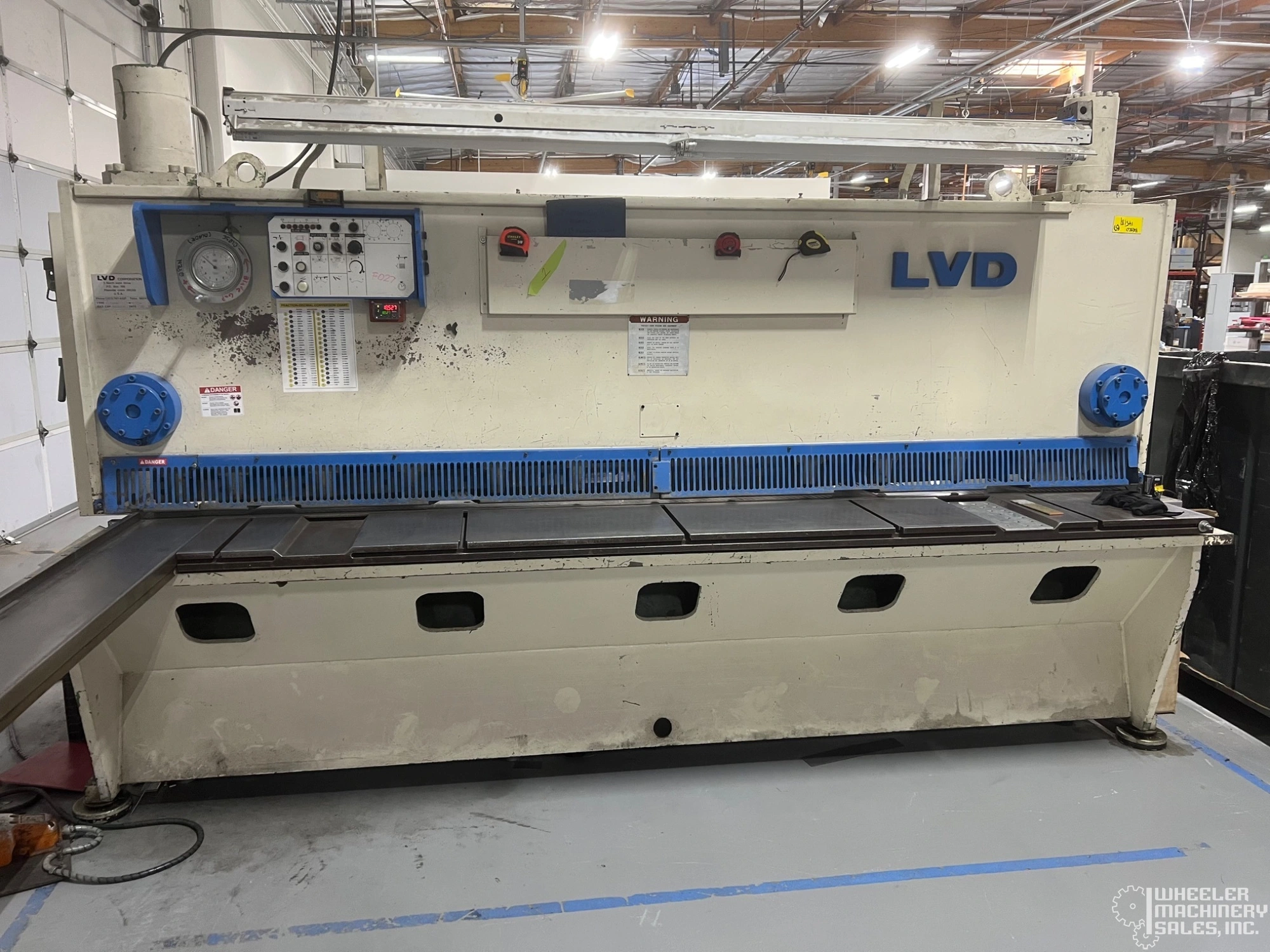 LVD 10.OH.25B Hydraulic Power Squaring Shear #7545 #1
