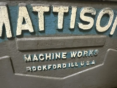 Used MATTISON 24" X 96" Reciprocating Surface Grinders Michigan US | Seminole Machinery #1452522