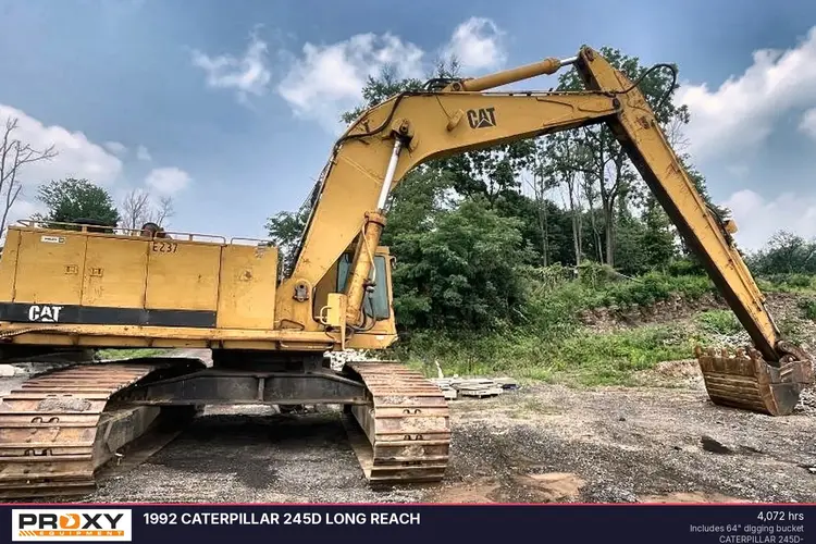 Used 1992 CATERPILLAR 245D LONG REACH Crawler Excavators Pennsylvania US | Proxy Equipment #1377851