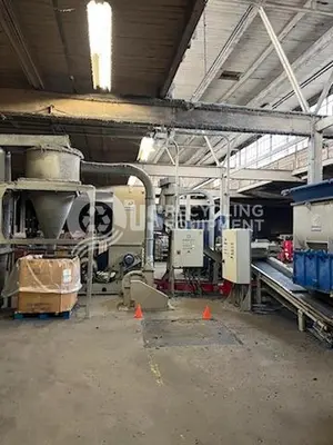 USED ZERMA COMPLETE PLASTICS SHREDDING SYSTEM