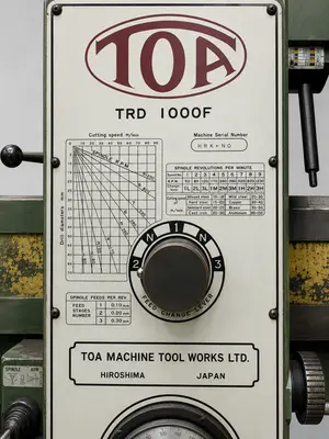TOA TRD 1000F Drills, Radial | ESP Machinery Australia Pty Ltd (3)