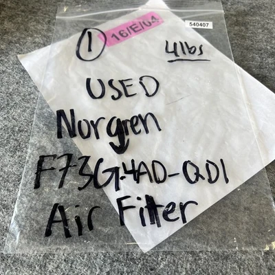 Used Norgren F73G4AD-QD1 Valves/Fittings California US | Davliegogo LLC #1720374