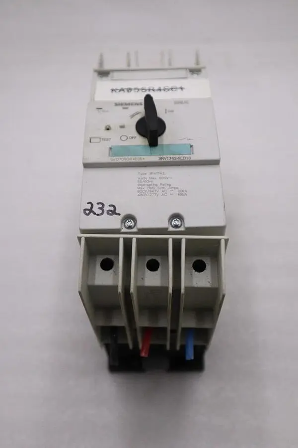 Siemens 3RV1742-5ED10 Circuit Breaker 30AMP STOCK H1427