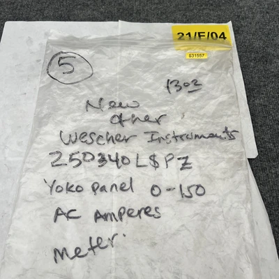 New | in-Stock Weshcer Instruments 250340LSPZ Meters - Misc California US | Davliegogo LLC #1705841