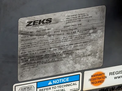 Used _UNKNOWN_ _UNKNOWN_ Refrigerated Air Compressor Dryers Texas US | IRS Auction #1320749