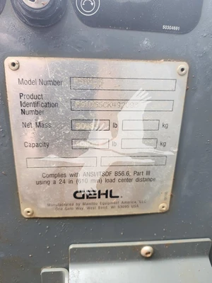 USED 2018 GEHL RS10-55