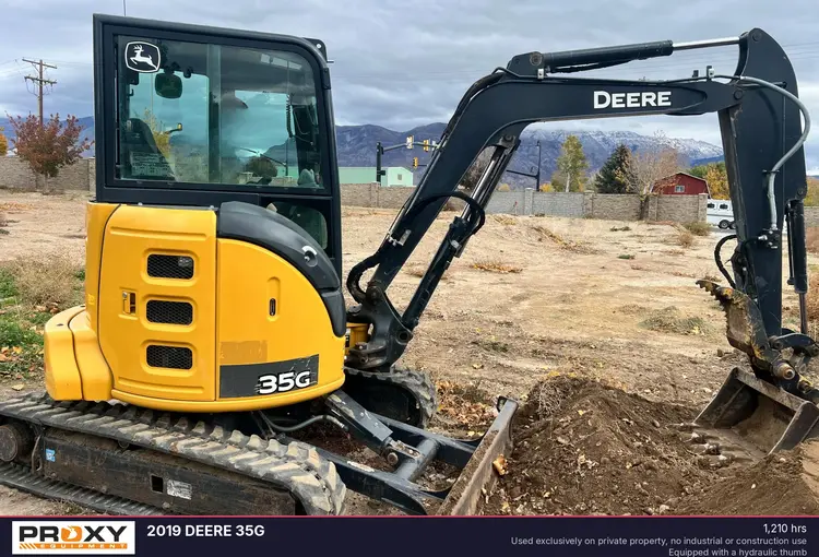 Used 2019 DEERE 35G Crawler Excavators - Mini Utah US | Proxy Equipment #1379854