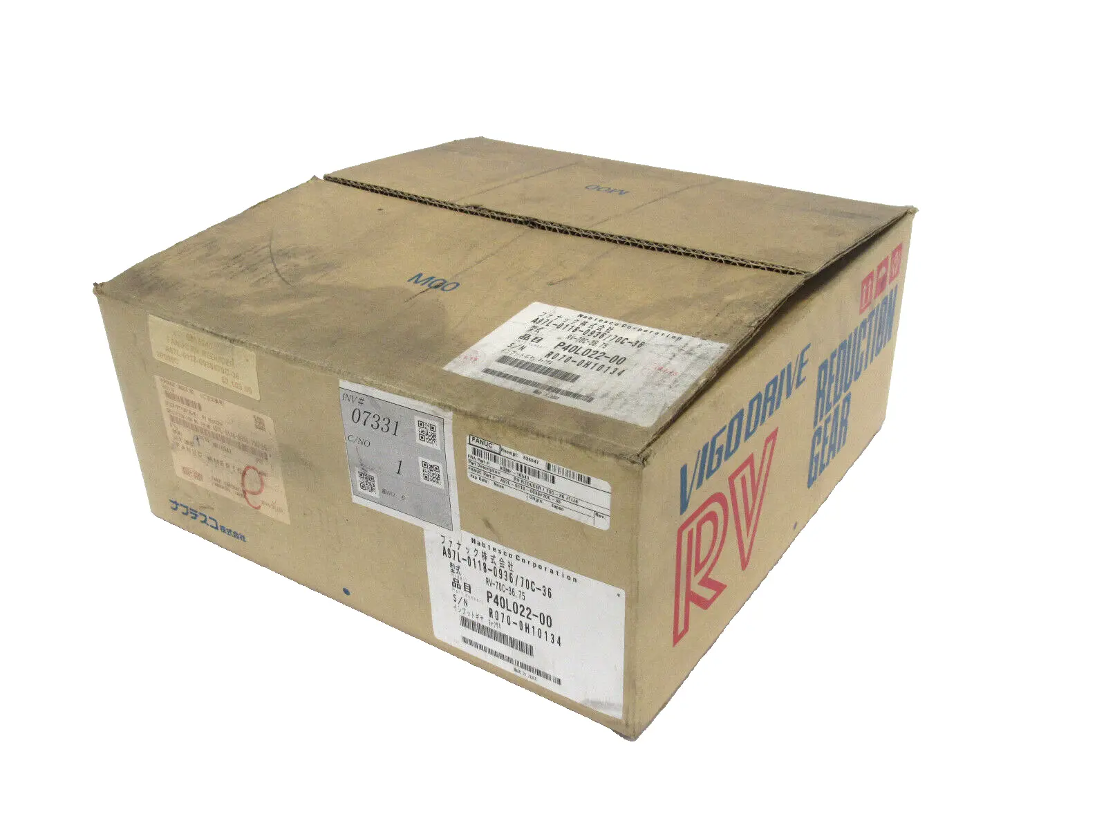 NEW FANUC A97L-0118-0936/70C-36 REDUCTION GEAR P40L022-00 RV-70C-36.75 XGMF10543