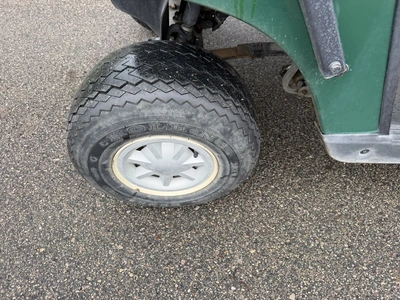 (1) 2015 E-Z-Go golf cart with a Kawasaki gas engine, includes Club canopy, ball washer, fold-down w...