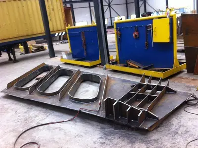 USED MESSER GRIESHEIM OMNIMAT L 6000 CNC PLASMA 3D BEVELLING