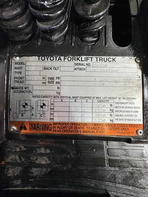 USED 2011 TOYOTA 8FGCSU20