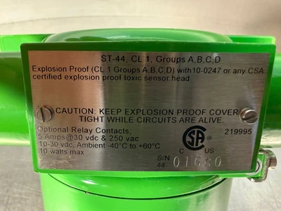Macurco TracXP TXP-T40 Fixed Gas Detector (3.3.5)