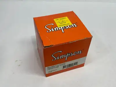 USED SIMPSON ANALOG PANEL METER 1327A 0-10 DCA