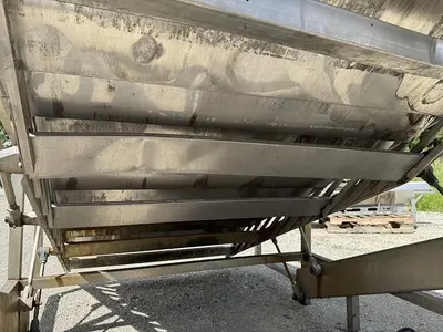 USED MAGNUSON ENGINEERING SHUFFLO FEEDER AND SLICER 54" WIDE