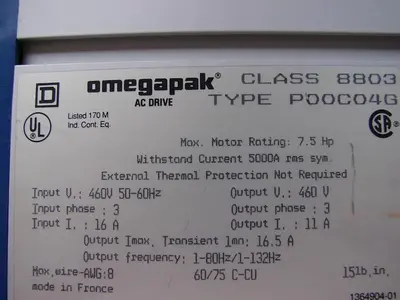 USED SQUARE D 8803-P00C04G