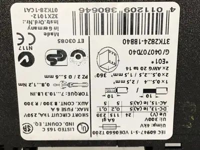 USED SIEMENS 3TK2824-1BB40